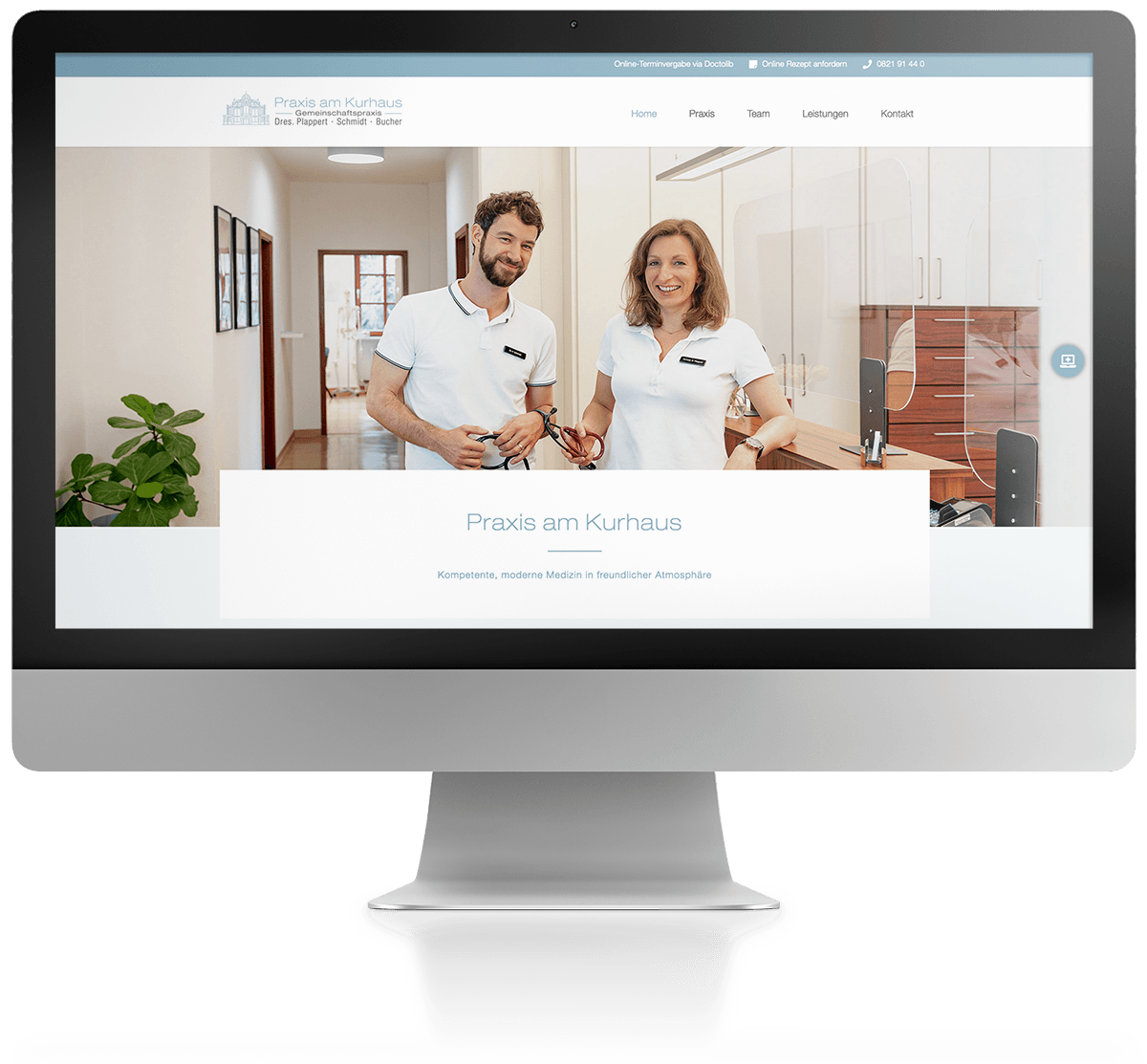 Webdesign Arzt-Website Praxis-Homepage