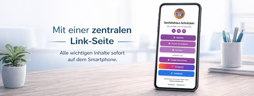 Linktree Link-Seite Head Webdesign Augsburg