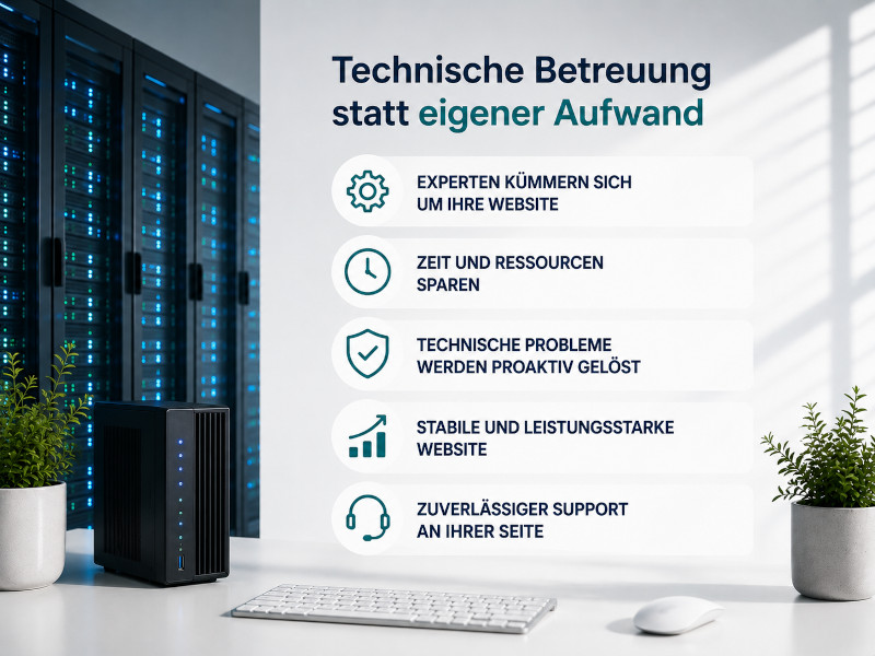 Website Wartung Technische Betreuung Imagewunder